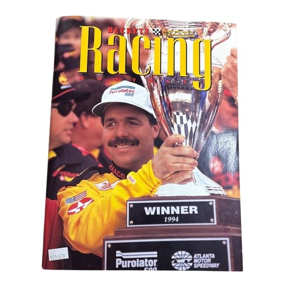 Beckett Racing Magazine 1994 October Issue #2 Ernie Irvin Nascar Charlotte - Picture 1 of 7